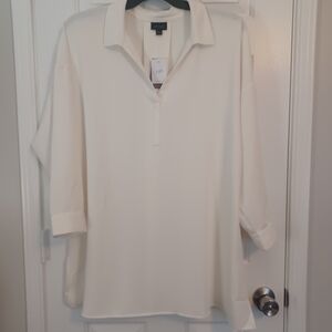 NEW J. Jill Wherever Easy Wear Essential Tunic Top Sz 2X